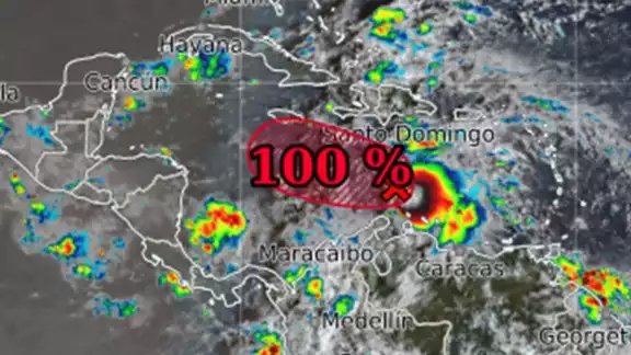 Un sistema tropical se formaría hoy en el Caribe Un sistema tropical se formaría hoy en el Caribe