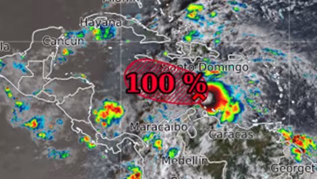 Un sistema tropical se formaría hoy en el Caribe