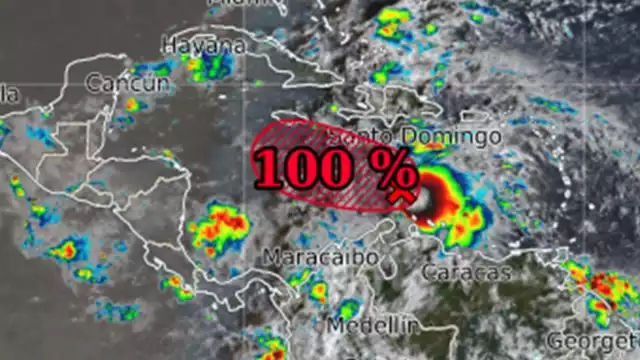 Un sistema tropical se formaría hoy en el Caribe