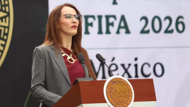 Gabriela Cuevas, coordinadora de los trabajos del mundial 2026 por parte del gobierno de México