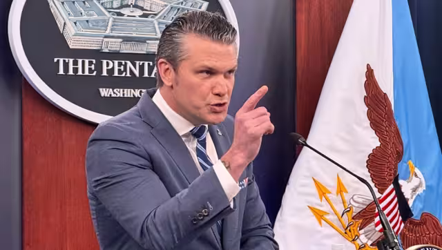 Pete Hegseth, secretario de Defensa de Estados Unidos