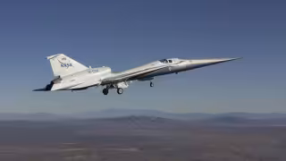 NASA logra vuelo supersónico con el X-59 y avanza hacia aviones comerciales sin estruendo sónico
