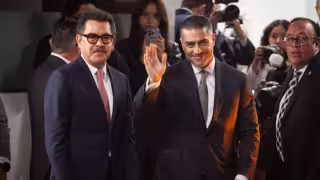 Omar García Harfuch llegó al Senado para comparecer por el Segundo Informe de Gobierno de Sheinbaum