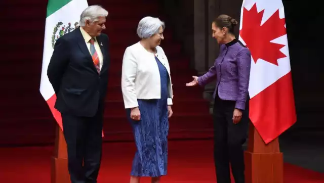 La visita de Mary Simon a Palacio Nacional se enmarca dentro de las ceremonias protocolarias que México realiza con jefes de Estado