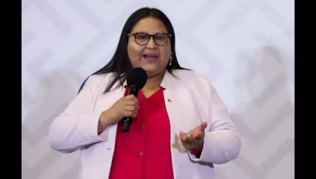 Citlalli Hernández, presidenta de la Comisión Nacional de Elecciones de Morena