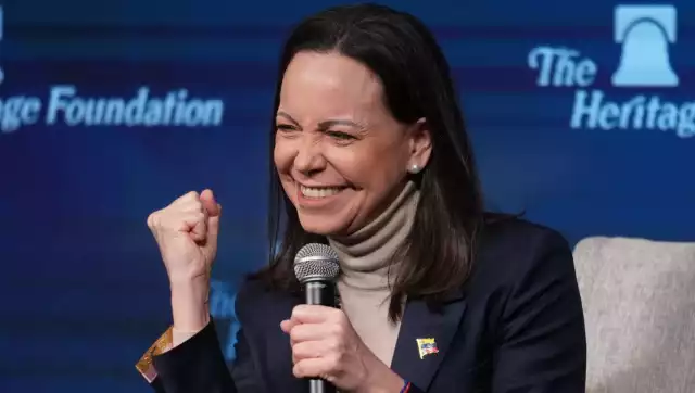 María Corina Machado, opositora venezolana y Premio Nobel de la Paz