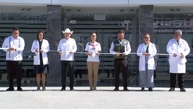 La presidenta Claudia Sheinbaum encabezó el corte de listón del  Inauguración Hospital General de Zona No. 15 del IMSS en Hermosillo