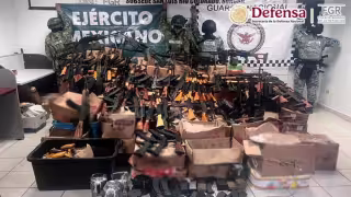 Golpe al Cártel del Pacífico en Sonora: aseguran arsenal con 81 armas y casi 275 mil cartuchos