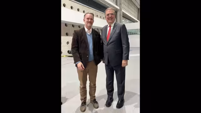 El secretario de Economía, Marcelo Ebrard recibió este domingo a Jamieson Greer