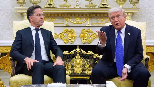 Mark Rutte, secretario general de la OTAN y Donald Trump, presidente de Estados Unidos