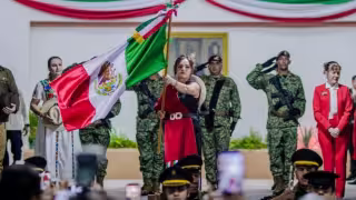 Grecia Quiroz recuerda a Carlos Manzo durante el Grito en Uruapan: “Esta noche hago un grito de justicia”