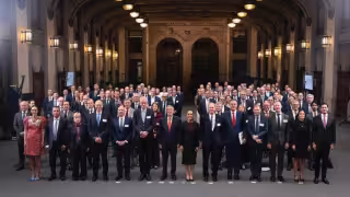 Presidenta Sheinbaum recibe a 100 CEOs de empresas nórdicas en Palacio Nacional para impulsar inversiones en México