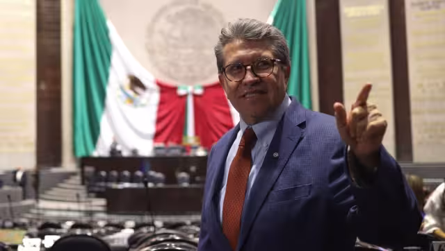Ricardo Monreal, coordinador del grupo parlamentario de Morena en la Cámara de Diputados