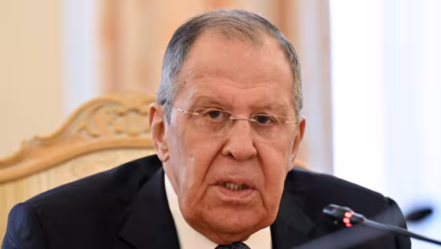 Serguéi Lavrov, ministro de Relaciones Exteriores de Rusia