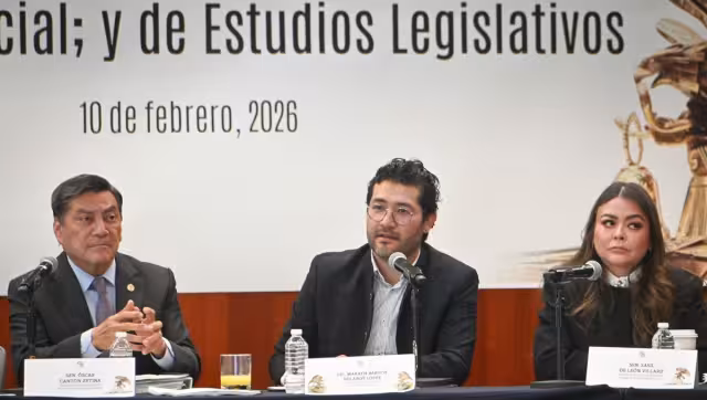 Marath Baruch Bolaños López, secretario del Trabajo y Previsión Social (Centro)