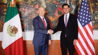 Canciller Roberto Velasco se reúne con embajador de EU: México y Washington refuerzan cooperación bilateral