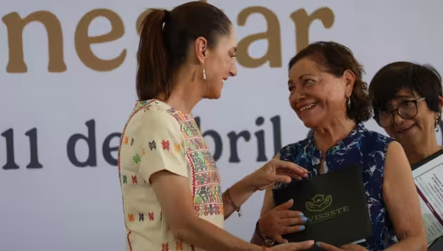 La actividad en Puebla se realiza posterior a que la mandataria federal participara en un evento similar en Morelos