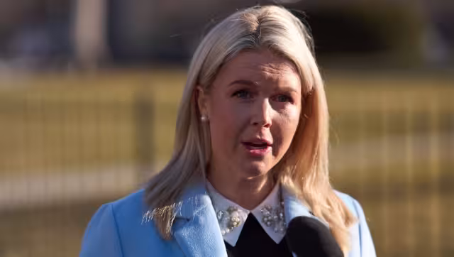 Karoline Leavitt, portavoz de la Casa Blanca