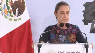 Sheinbaum defiende soberanía de México y legado de López Obrador en obras contra inundaciones en Veracruz