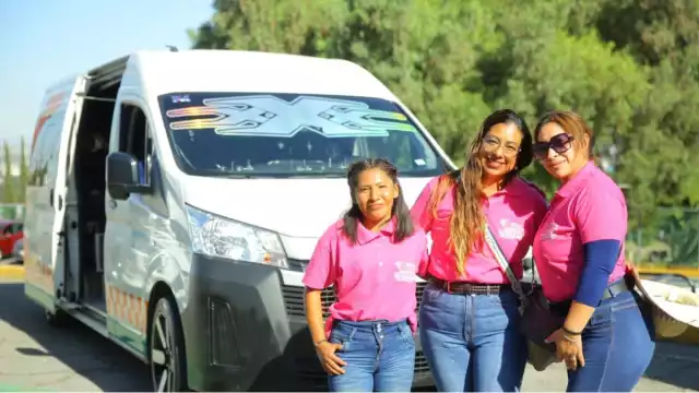La alcaldesa Azucena Cisneros subrayó la importancia de que las mujeres sigan abriendo camino en todos los ámbitos, incluido el transporte
