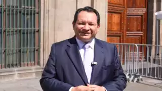 Joaquín Díaz Mena se reúne con Claudia Sheinbaum en Palacio Nacional