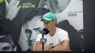 Rafael Nadal se encuentra en el quinto lugar del rancking mundial. Foto: EFE/David Guzmán