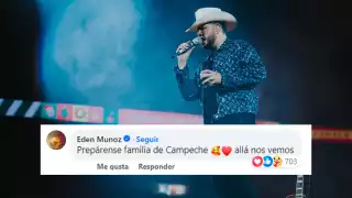 Eden Muñoz se presentará al finalizar la tradicional "Algarabía Campechana"