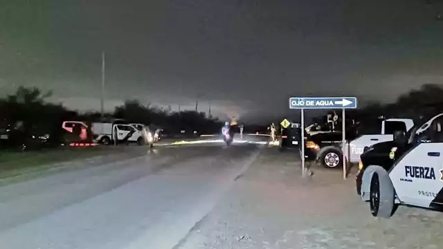 Los informes preliminares indican que el hallazgo de los cuerpos calcinados en Pesquería, Nuevo León, se realizó cerca de las 18:30 del miércoles