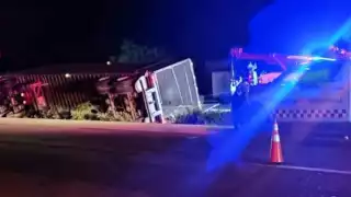 Los uniformados cerraron parcialmente la vía para evitar otro hecho de tránsito