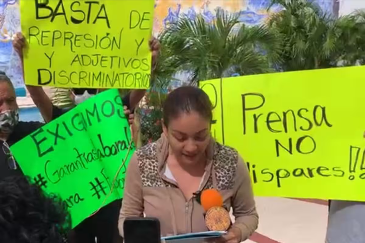 Así fue la protesta por agresiones a periodistas en Playa del Carmen ...