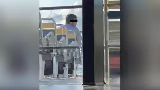 El domingo por la tarde Erath “J” viajó en el ferry de Playa del Carmen con destino a Cozumel. Foto: Por Esto!