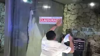 La Sefiplan colocó los sellos de clausura en el establecimiento. Fotos: Por Esto!