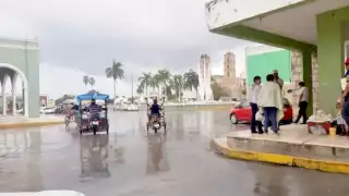 Lluvias ocasionan encharcamientos en Hecelchakán y Tenabo