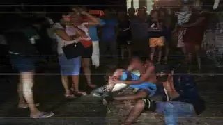 Recibieron la descarga de una escopeta e iban a ser linchados
por habitantes de Huay Max. Foto: Por Esto!