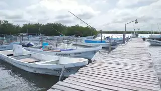 No hubo afectaciones de consideración pues la gente se preparó poniendo a salvo sus lanchas. Fotos: Efraín Valencia.