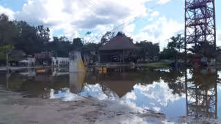 El sitio lleva más de tres semanas inundado. Foto: Miguel Améndola.