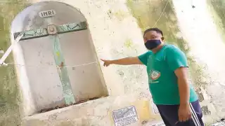 En el lugar permanece la cruz verde, muestra del sincretismo religioso.