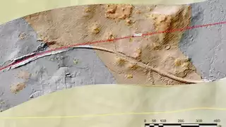 El INAH descubrió los vestigios cerca de Candelaria, durante las labores de prospección de la superficie. Foto: Especial.