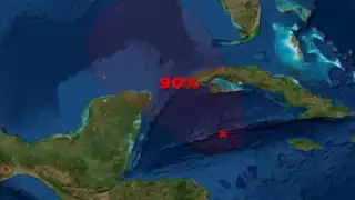 El fenómeno podría convertirse en Depresión Tropical. Foto: Conagua.