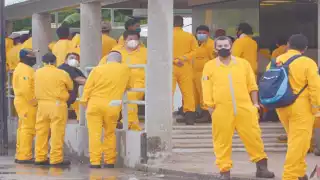 Petroleros aseguran que los dirigentes vulneran sus derechos e incumplen con la rendición de cuentas. Foto: Fernando Kantún.