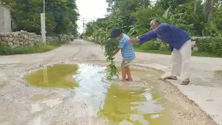 Habitantes de Kimbilá se quejan por calles en malas condiciones