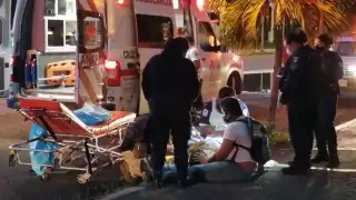 La mujer y su esposo se dirigían al hospital.