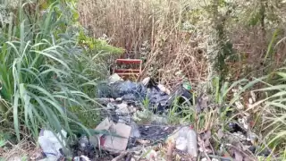 El tiradero se ubica en la carretera Candelaria-Colonias.