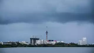 La Tormenta Tropical Gamma se ubica a 90 kilómetros de la Isla de Cozumel. Foto: Cuartoscuro