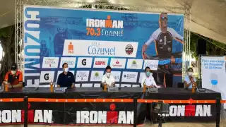 Más de mil atletas competirán en el Ironman 70.3 Cozumel