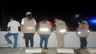 En la marcha ciudadana había integrantes de la CEDH en función de observadores.