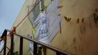 Esta casa fue asegurada luego de rescatar a dos menores de edad que eran víctimas de corrupción de menores en Cancún