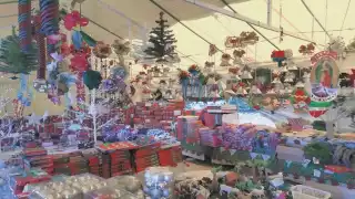 El mercado itinerante se instaló en el Ranchito Malibrán.