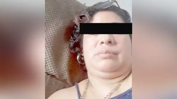 La afectada denunció por agresiones a Juan Antonio Dzib Novelo, autoridad de Xbacab. Foto: Wilbert Casanova. La afectada denunció por agresiones a Juan Antonio Dzib Novelo, autoridad de Xbacab. Foto: Wilbert Casanova.