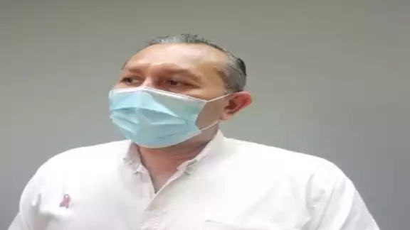 El subsecretario Juan Manuel Zaldívar Báez confirmó que el paciente ya se encuentra bajo tratamiento. El subsecretario Juan Manuel Zaldívar Báez confirmó que el paciente ya se encuentra bajo tratamiento.